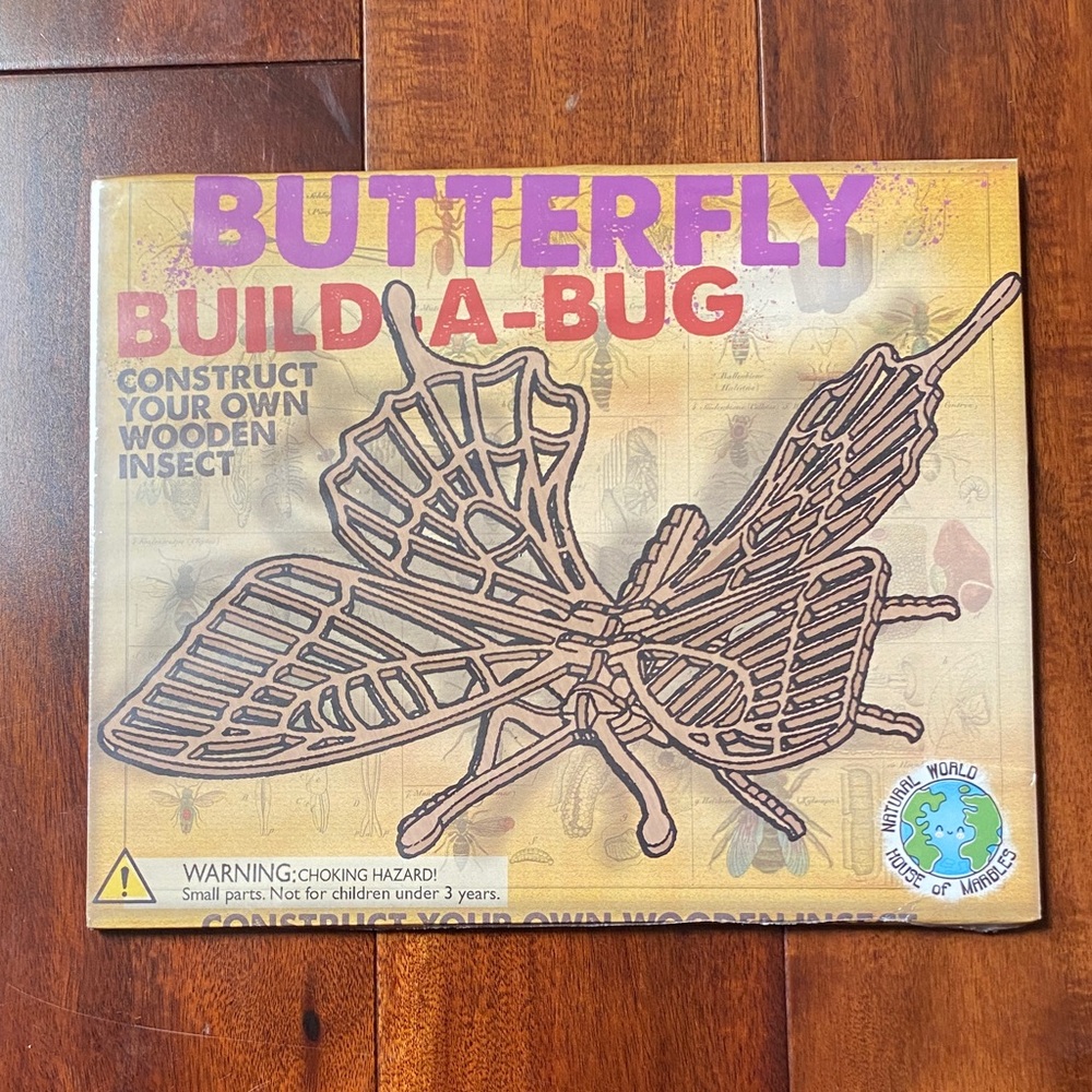 Butterfly Build-A-Bug Wooden Kit